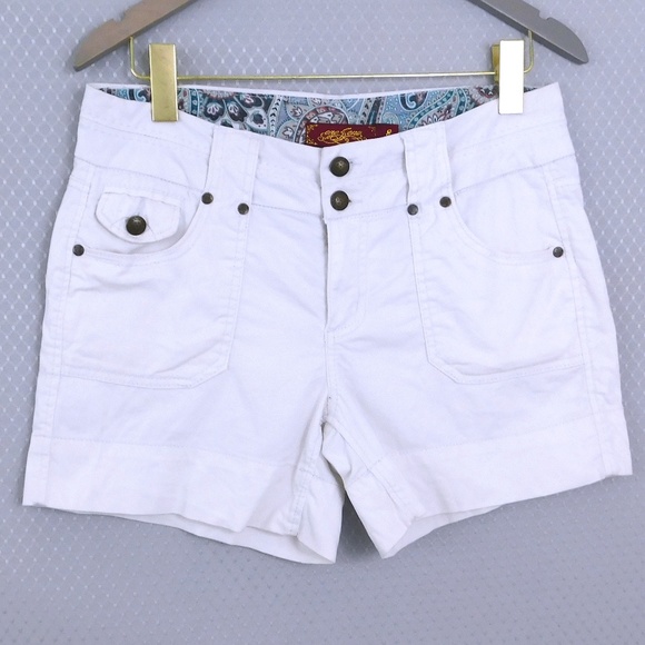 One Song Pants - One Song White Shorts Size 8